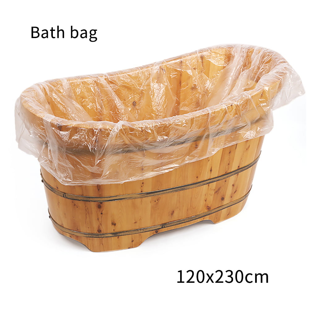 8pcs Bathtub Liner Disposable SPA Bathtub Bag for Public Bath Hotel 